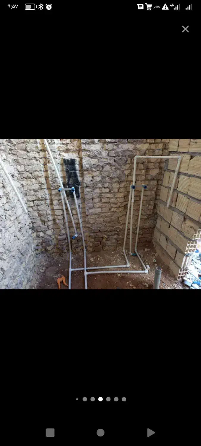 خرده کاری لوله کشی آب|خدمات پیشه و مهارت|میبد, |دیوار