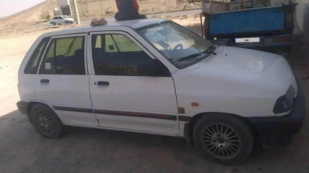 پراید هاچبک سفیدمدل۸۷|خودرو سواری و وانت|فسا, |دیوار