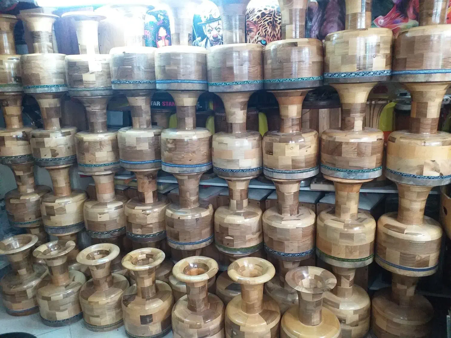 تنبک تمبک دف|سازهای سنتی|اراک, |دیوار