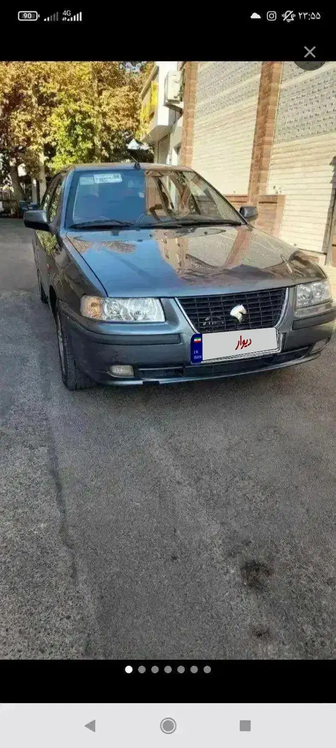 سمند ای اف سون درجه یک تک برگ سند|خودرو سواری و وانت|ابهر, |دیوار