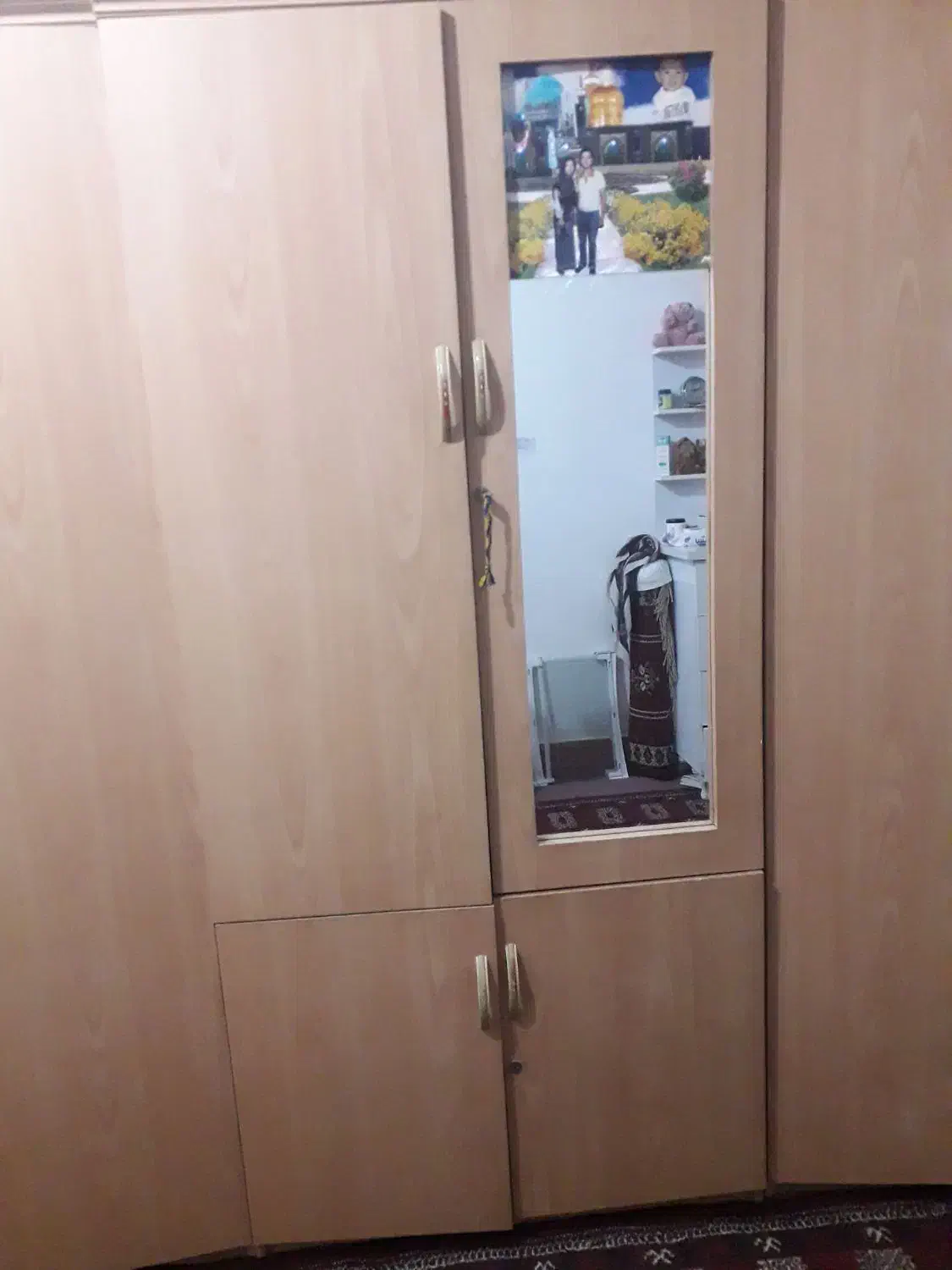 کمد سه تیکه|جاکفشی، کمد، دراور|گنبد کاووس, |دیوار