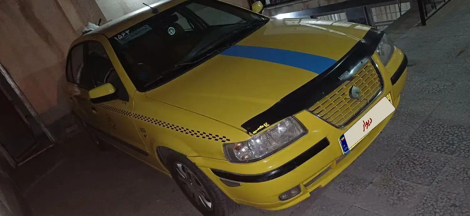 سمند تاکسیef7دوگانه کارخانه|خودرو سواری و وانت|کاشان, دروازه جوشقان|دیوار