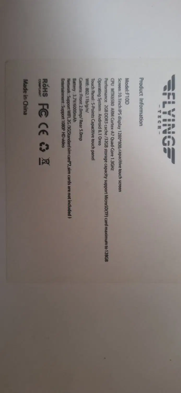 تبلت  Flying FTECH 10|تبلت|تهران, بهاران|دیوار