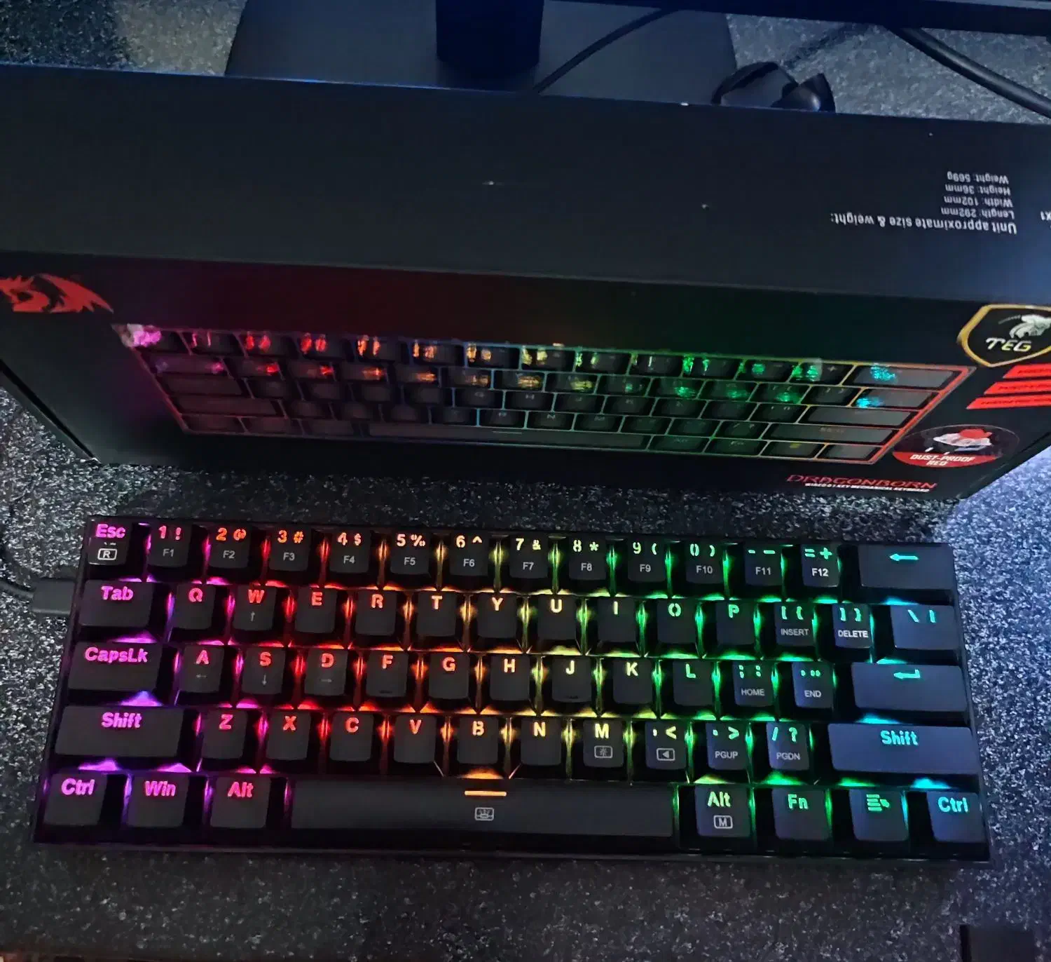 کیبورد مکانیکال ردراگون K630|قطعات و لوازم جانبی رایانه|رشت, یخسازی|دیوار