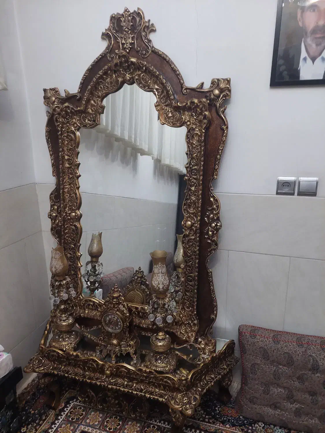 آینه  شعمدان|آینه|یزد, |دیوار