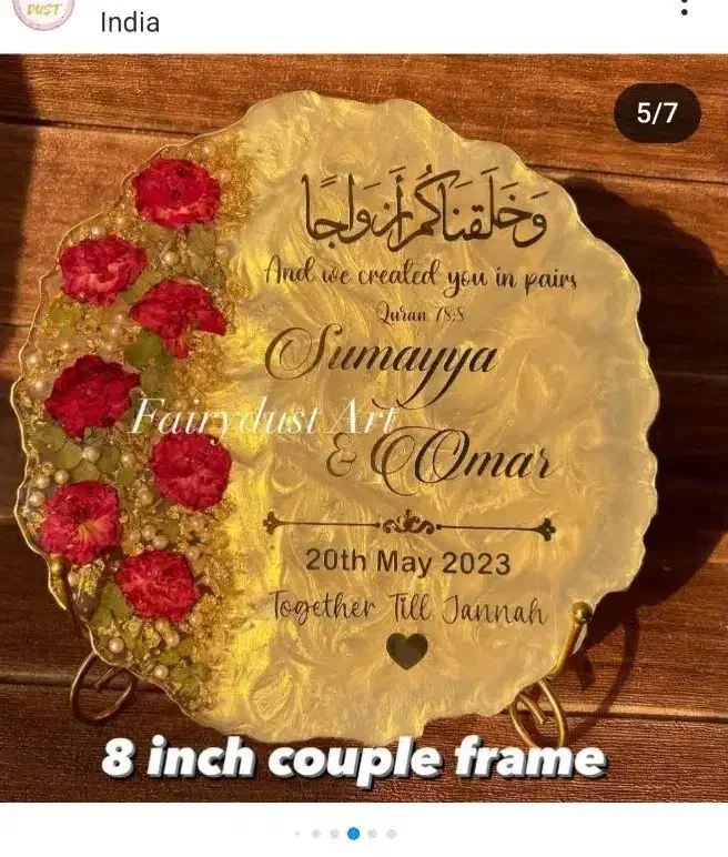 استند سالگرد ازدواج و تولد و یادبود نوزادی|صنایع دستی و سایر لوازم تزئینی|پیرانشهر, |دیوار