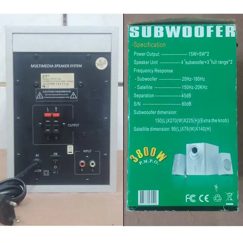 اسپیکر سه تکه|قطعات و لوازم جانبی رایانه|نجفآباد, شهید رجایی|دیوار