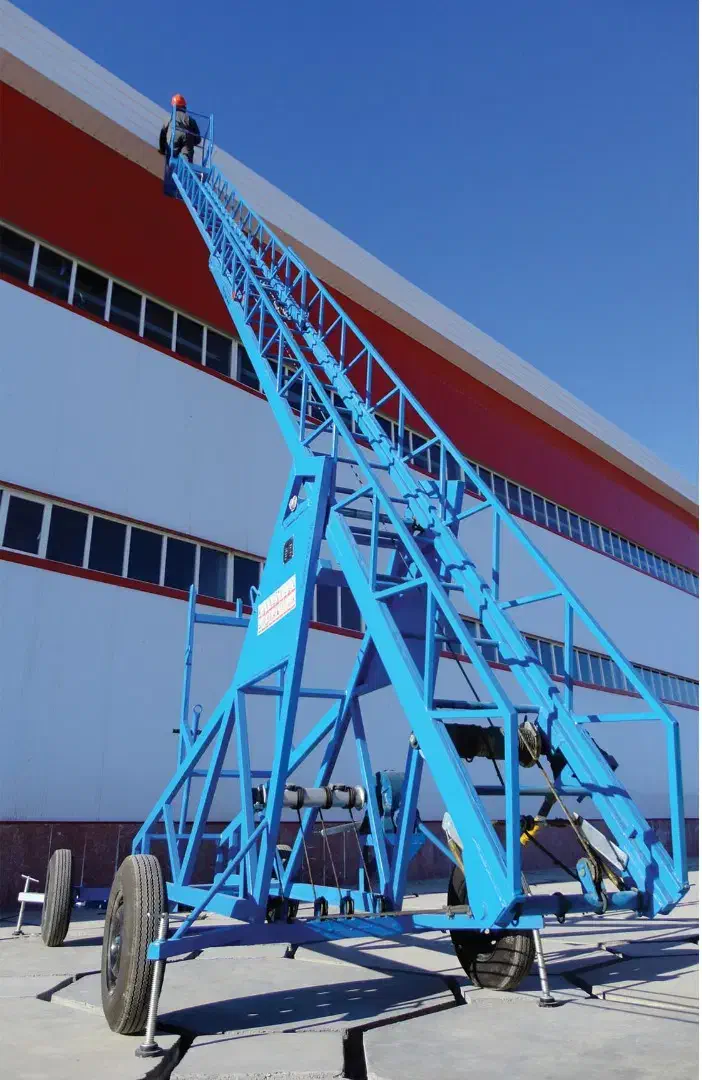 نردبان کشویی با سیستم گیبرکس دستی|ماشین‌آلات صنعتی|سمنان, |دیوار