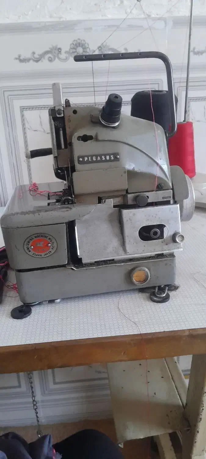 چرخ خیاطی سردوز3نخ دینام بزرگ ژاپنی|چرخ خیاطی و ریسندگی|اهواز, ملاشیه|دیوار