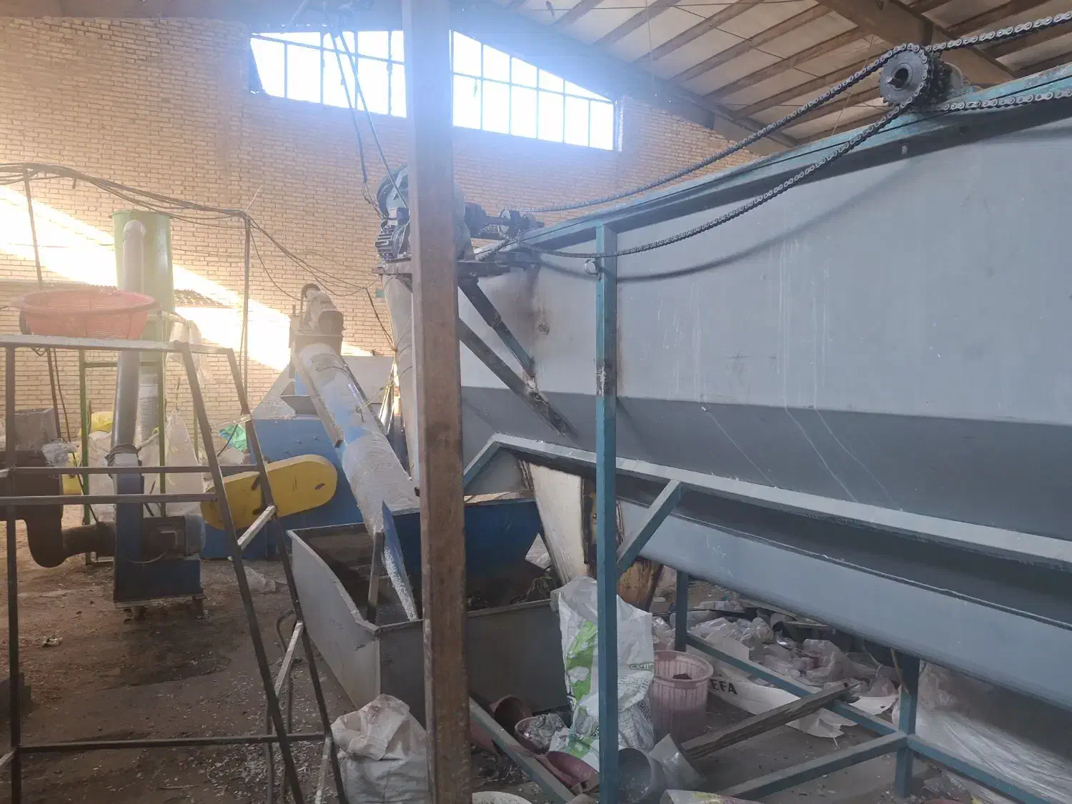 خط شستشو نایلون و پلاستیک بازیافتی|ماشینآلات صنعتی|فولادشهر, فولادشهر|دیوار