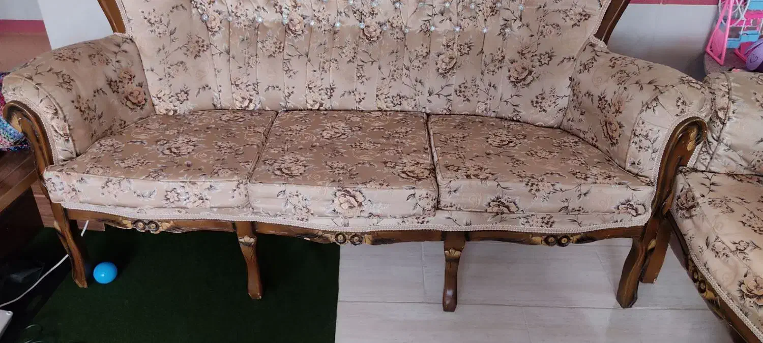 مبل ۹ نفره سلطنتی|مبلمان خانگی و میز عسلی|زنجان, |دیوار