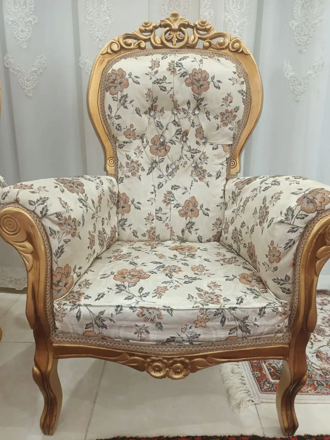 مبل سلطنتی ۹ نفره|مبلمان خانگی و میز عسلی|آذرشهر, |دیوار