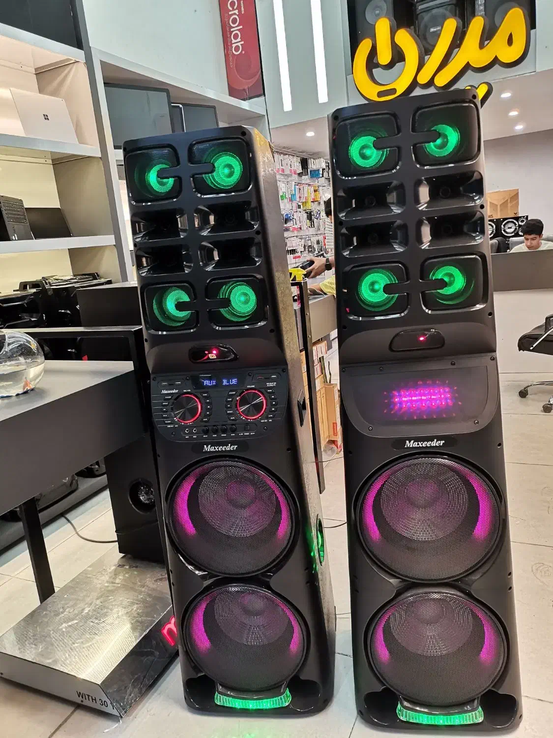 اسپیکر جفت مکسیدر دیجی 4ساب 12اینچی|سیستم صوتی خانگی|یزد, |دیوار