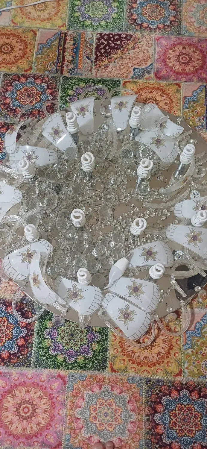 لوستر سقفی ال ای دی|لوستر و چراغ آویز|خرمآباد, |دیوار