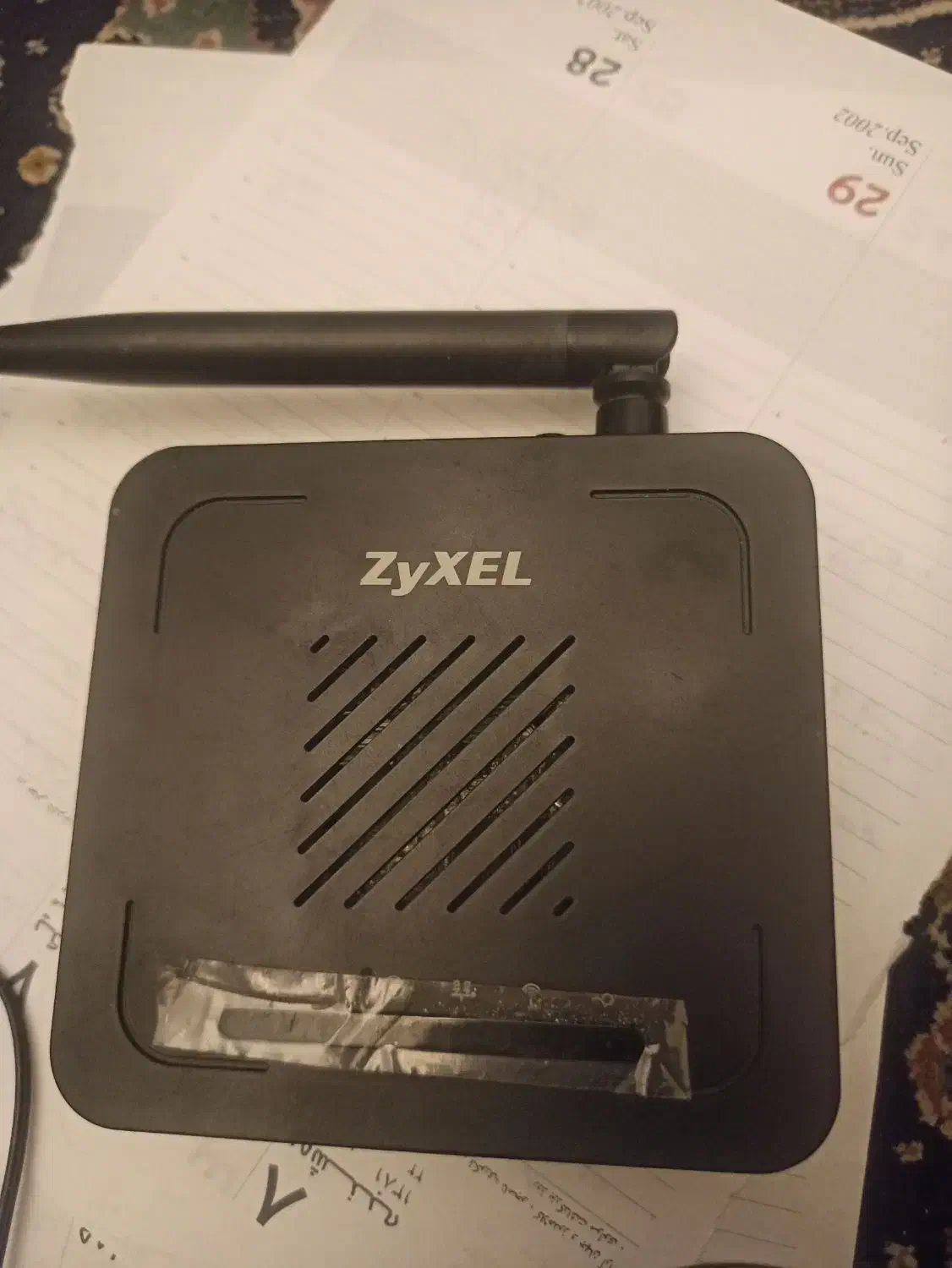 مودم اینترنت ADSL برند zyXEL|مودم و تجهیزات شبکه|اصفهان, رزمندگان|دیوار