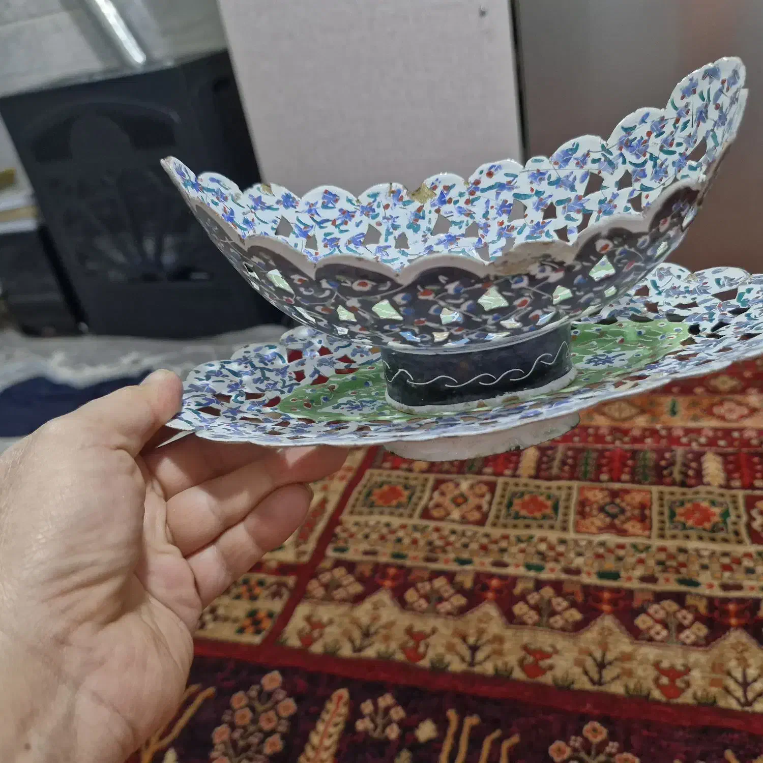 ظرف میناکاری|صنایع دستی و سایر لوازم تزئینی|شهریار, شهرک شاهد|دیوار