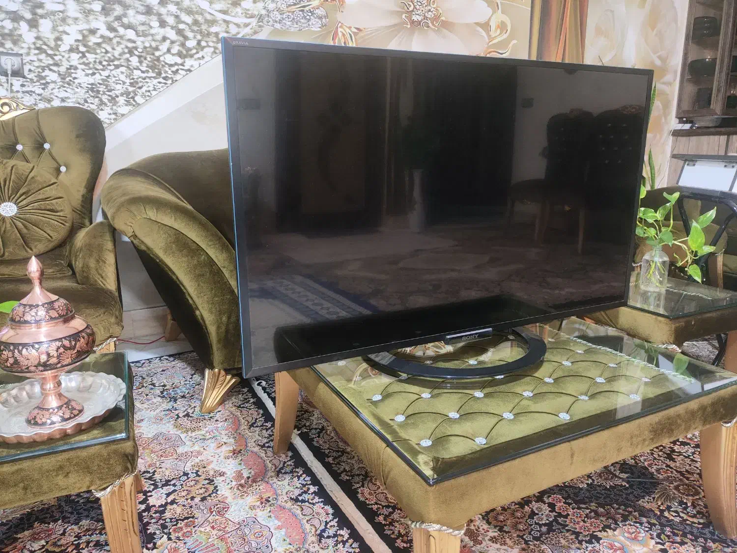 تلویزیون ال  سی دی  سونی  ۴۶  اینچ|تلویزیون و پروژکتور|شاهین‌شهر, شهرک میلاد|دیوار