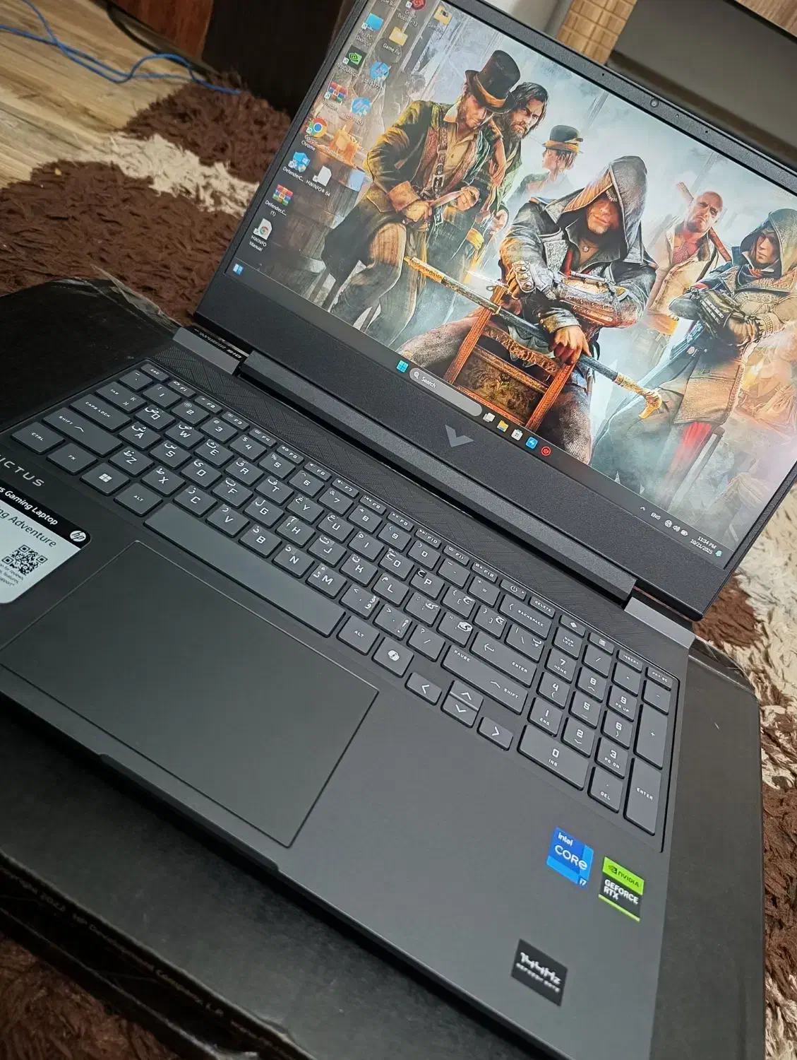 لپتاپ گیمینگ hp victus rtx5060|رایانه همراه|کرمانشاه, |دیوار