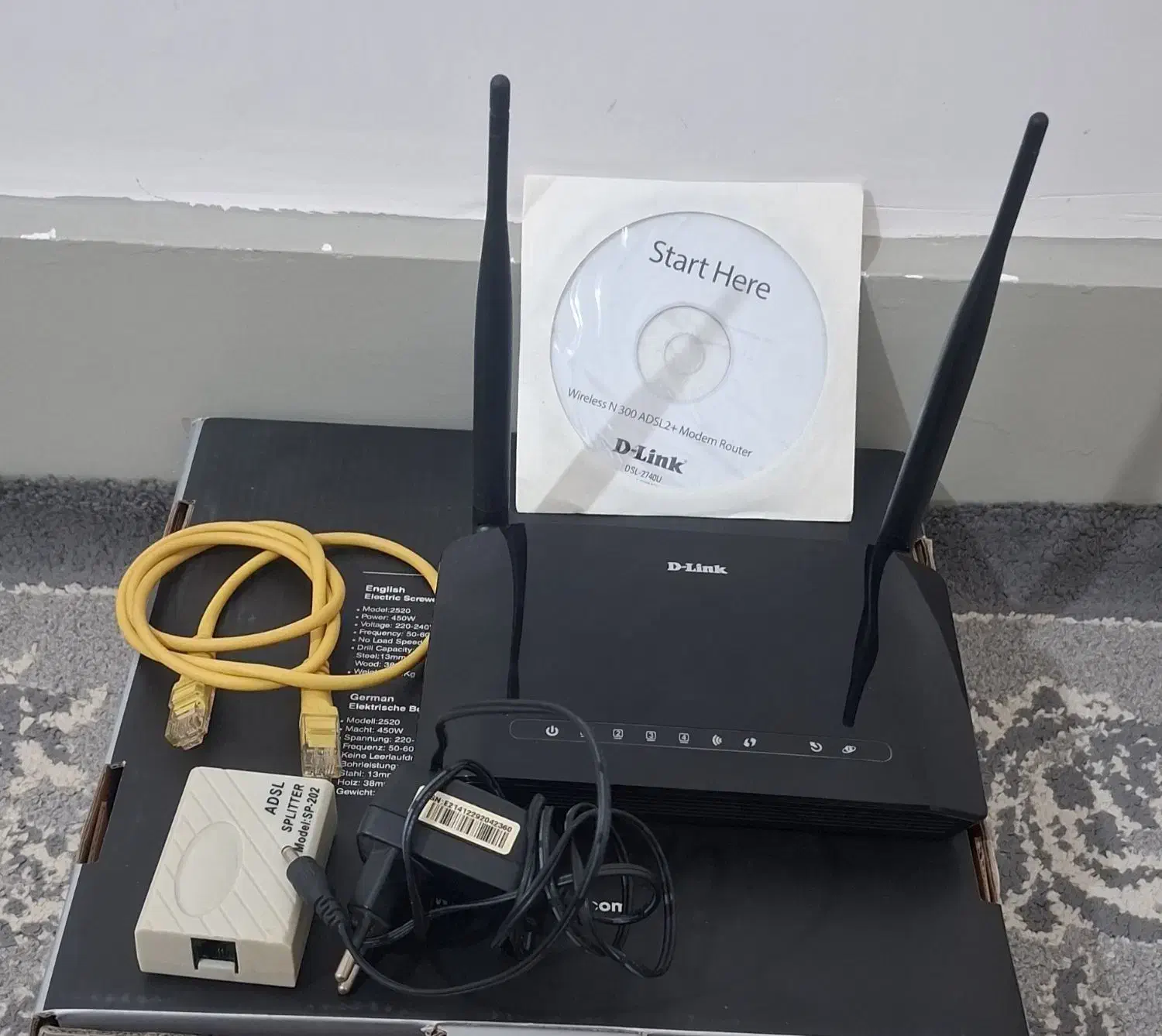 مودم دو آنتنه دلینک Adsl|مودم و تجهیزات شبکه|ایذه, |دیوار