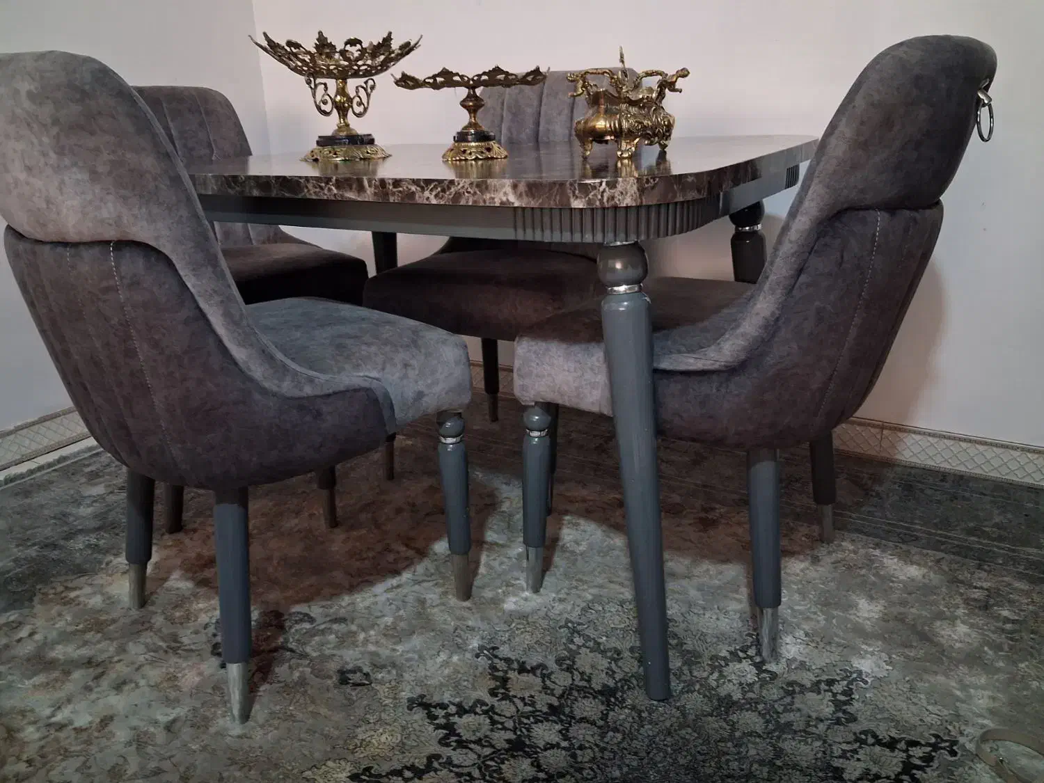 سرویس ناهار خوری|میز و صندلی غذاخوری|مشکین‌دشت, |دیوار