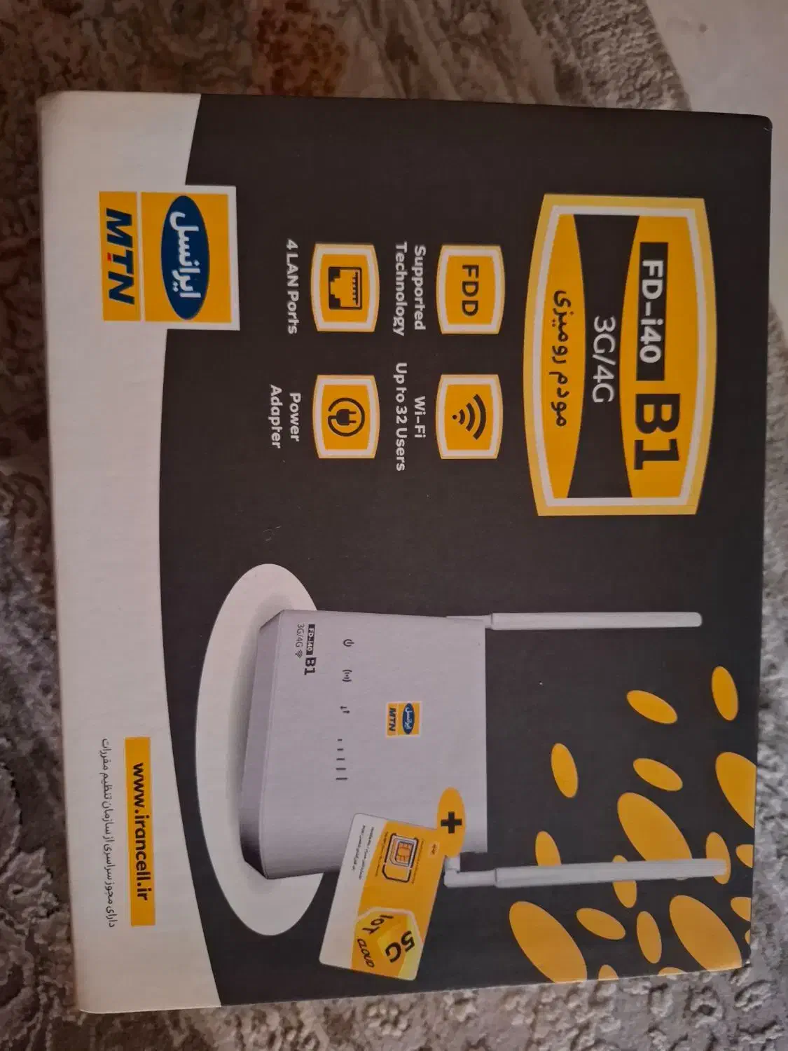 مودم رو میزی ایرانسل|مودم و تجهیزات شبکه|پاکدشت, پاکدشت (مامازند)|دیوار