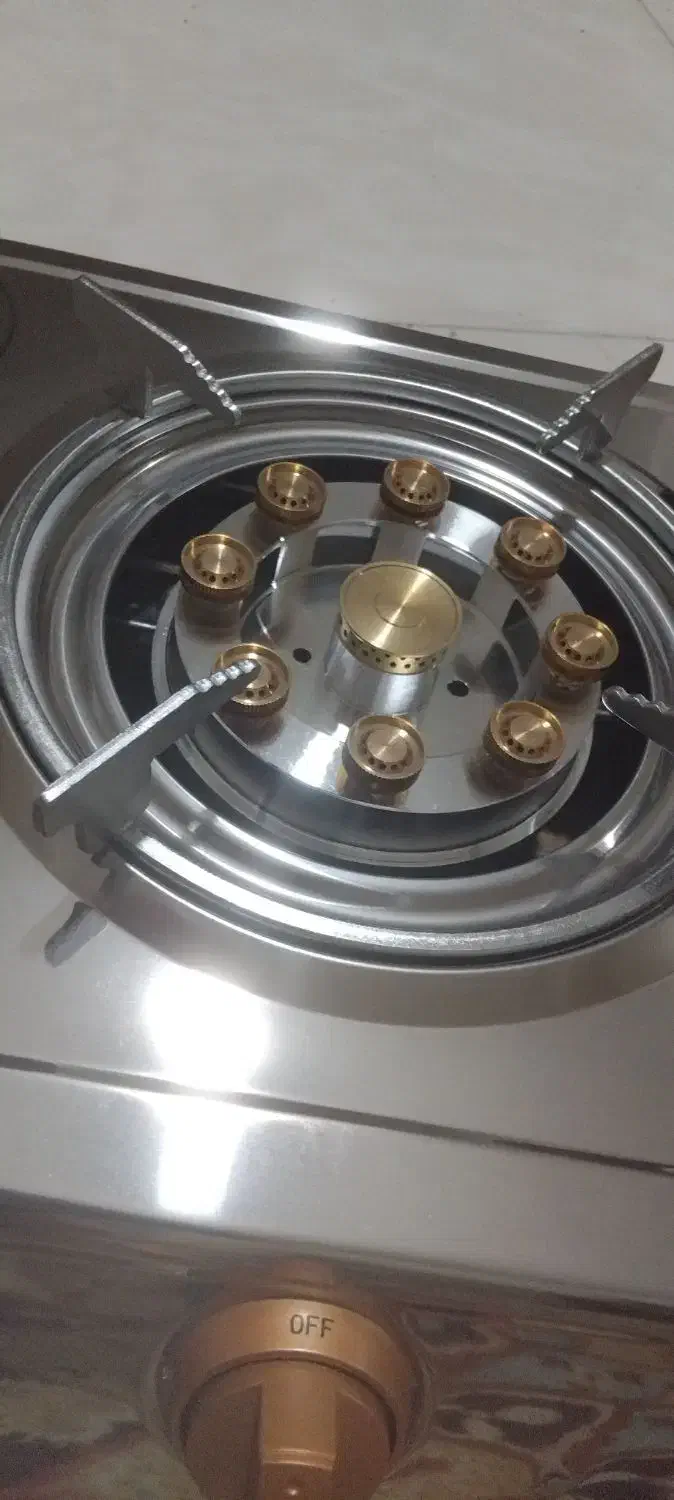 گاز استیل اصل خارجی  بفروش میرسد|اجاق گاز و لوازم برقی پخت‌وپز|قشم, |دیوار