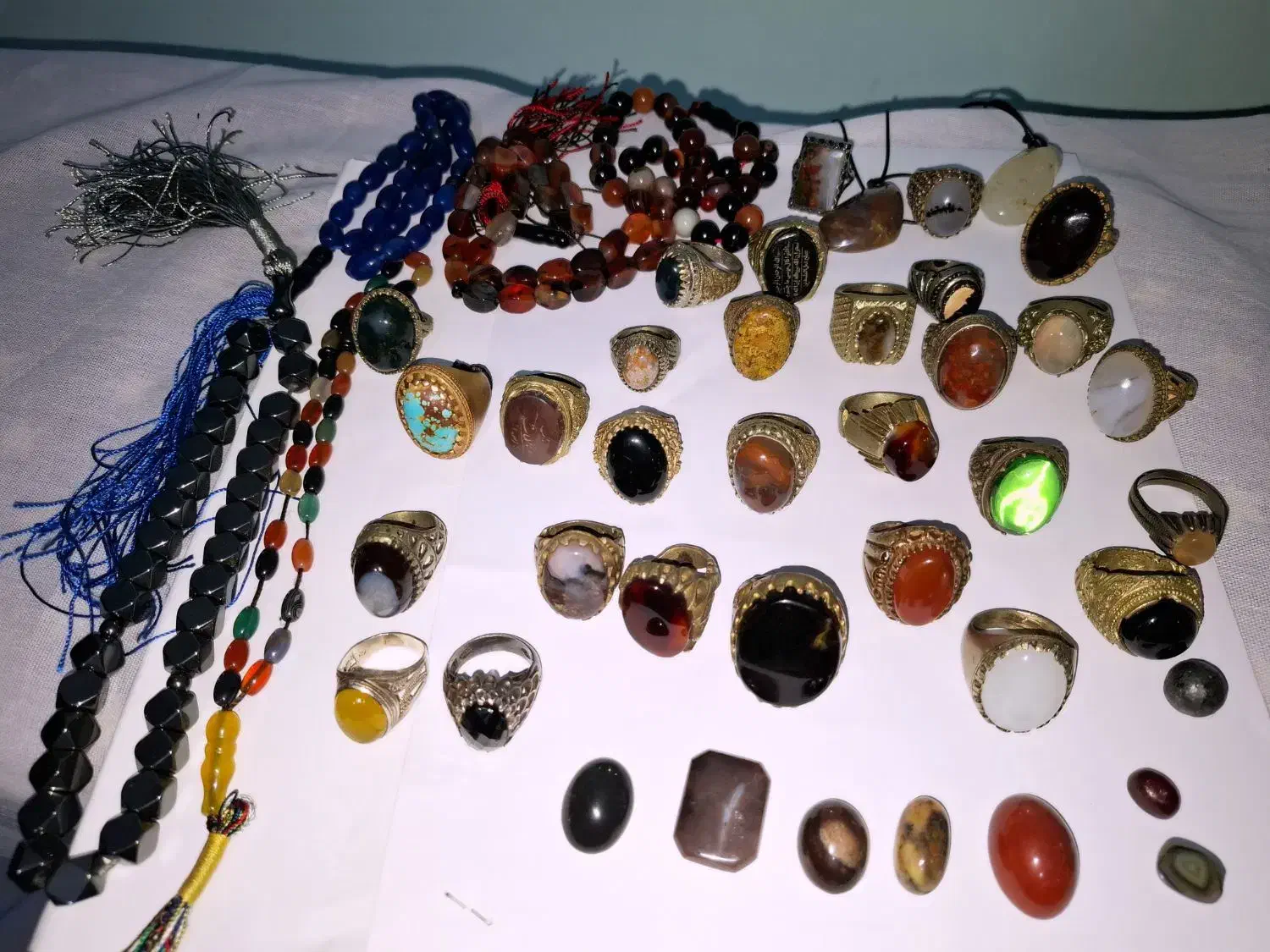 انگشتر با سنگ اصلی|بدلیجات|دوگنبدان, |دیوار