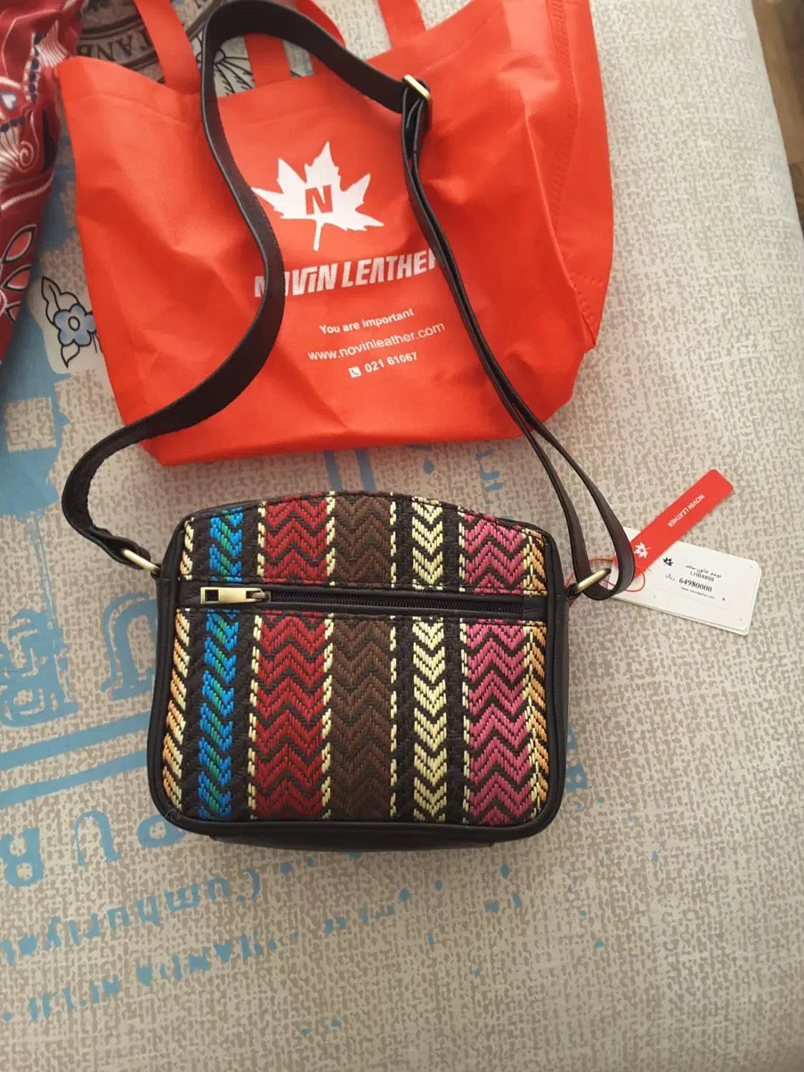 کیف دوشی خاتون نوین چرم|کیف، کفش، کمربند|تهران, بهار|دیوار