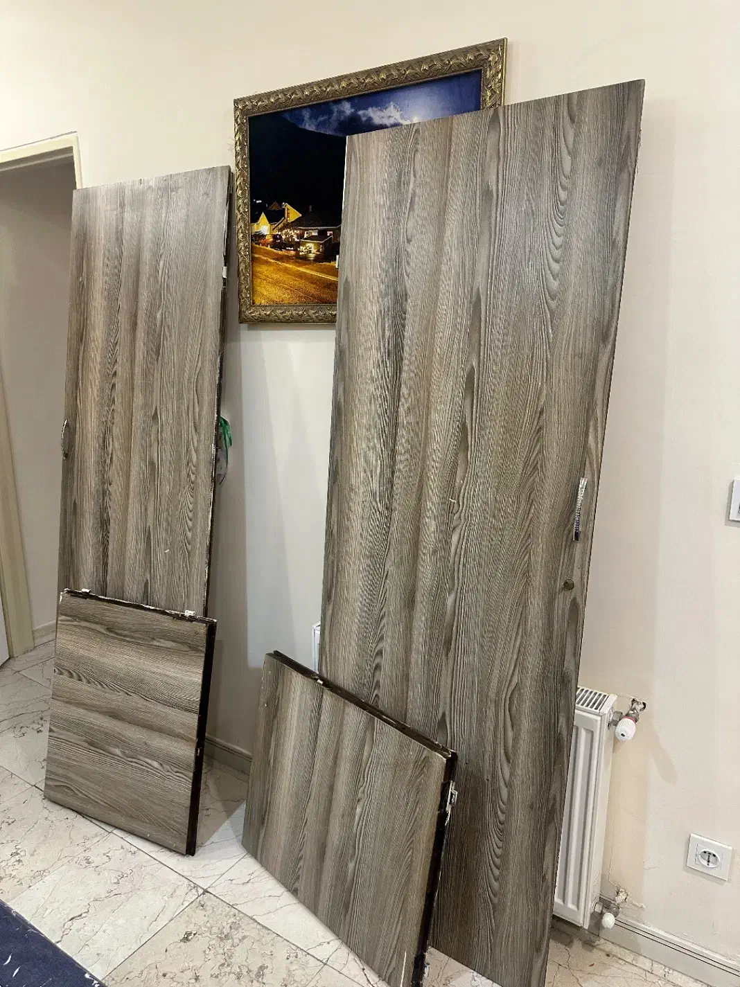 درب کمد دیواری با قفل|جاکفشی، کمد، دراور|تهران, امیریه|دیوار