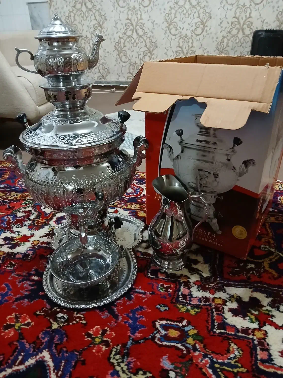 سماور۸لیتری نو|سماور، چایساز، قهوهساز|تبریز, |دیوار