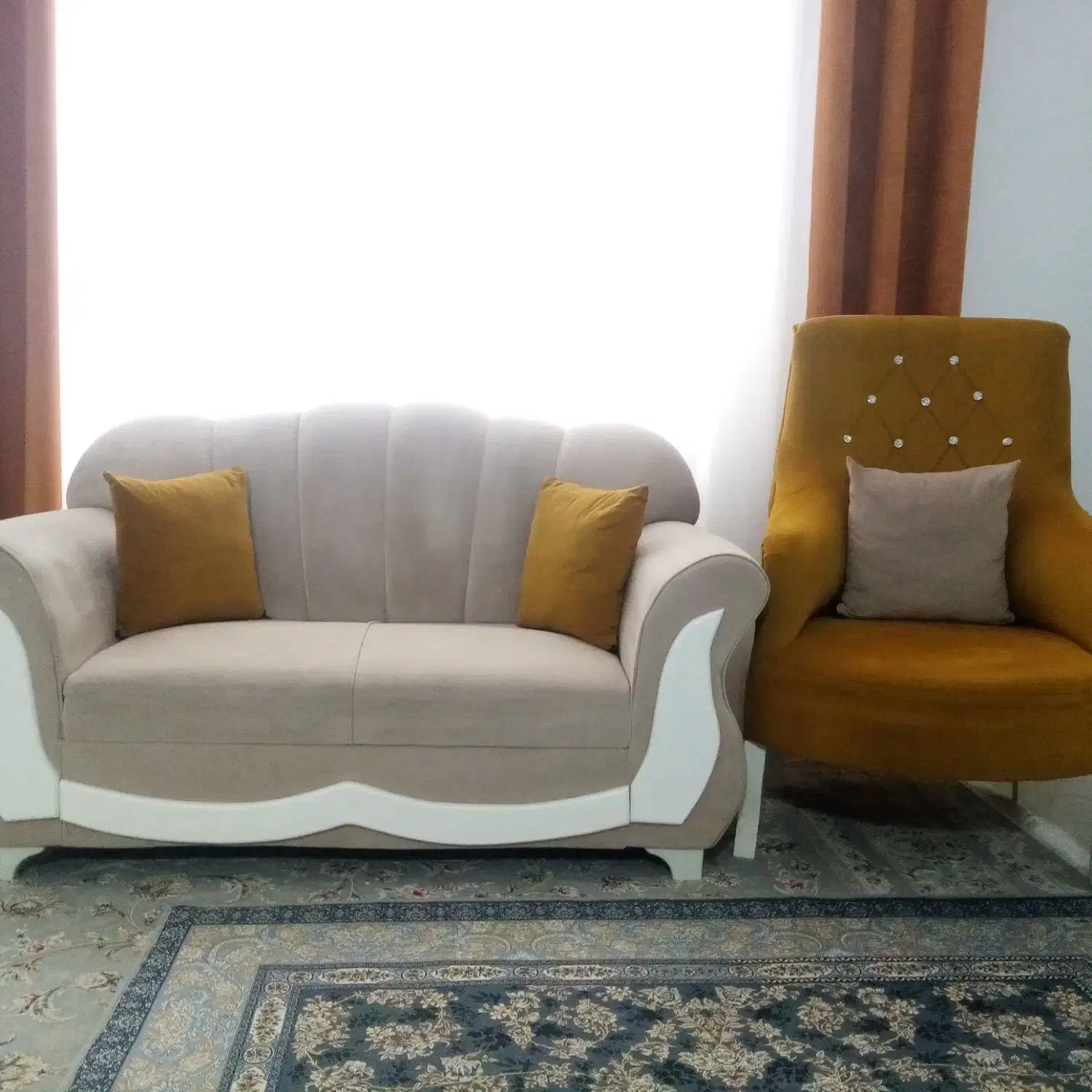 فروش مبل 7نفره|مبلمان خانگی و میز عسلی|داراب, |دیوار