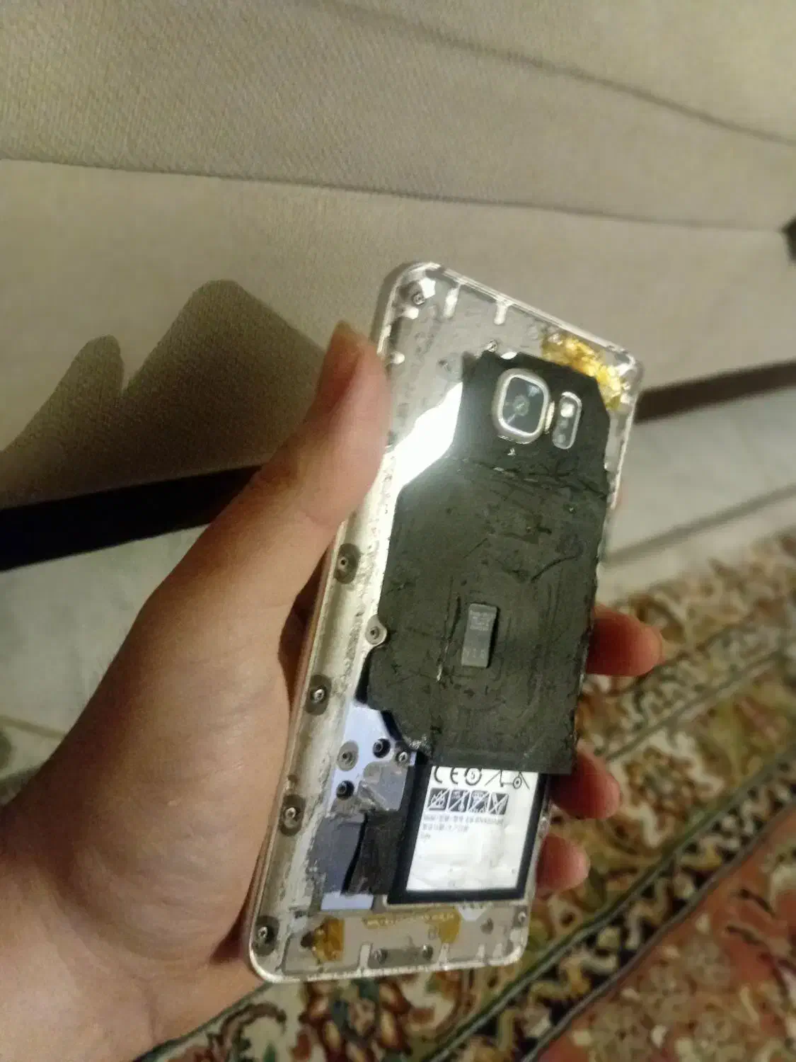 گوشی Not5سامسونگ تعمیری + ۲تا قاب|موبایل|اندیشه, اندیشه فاز ۴|دیوار