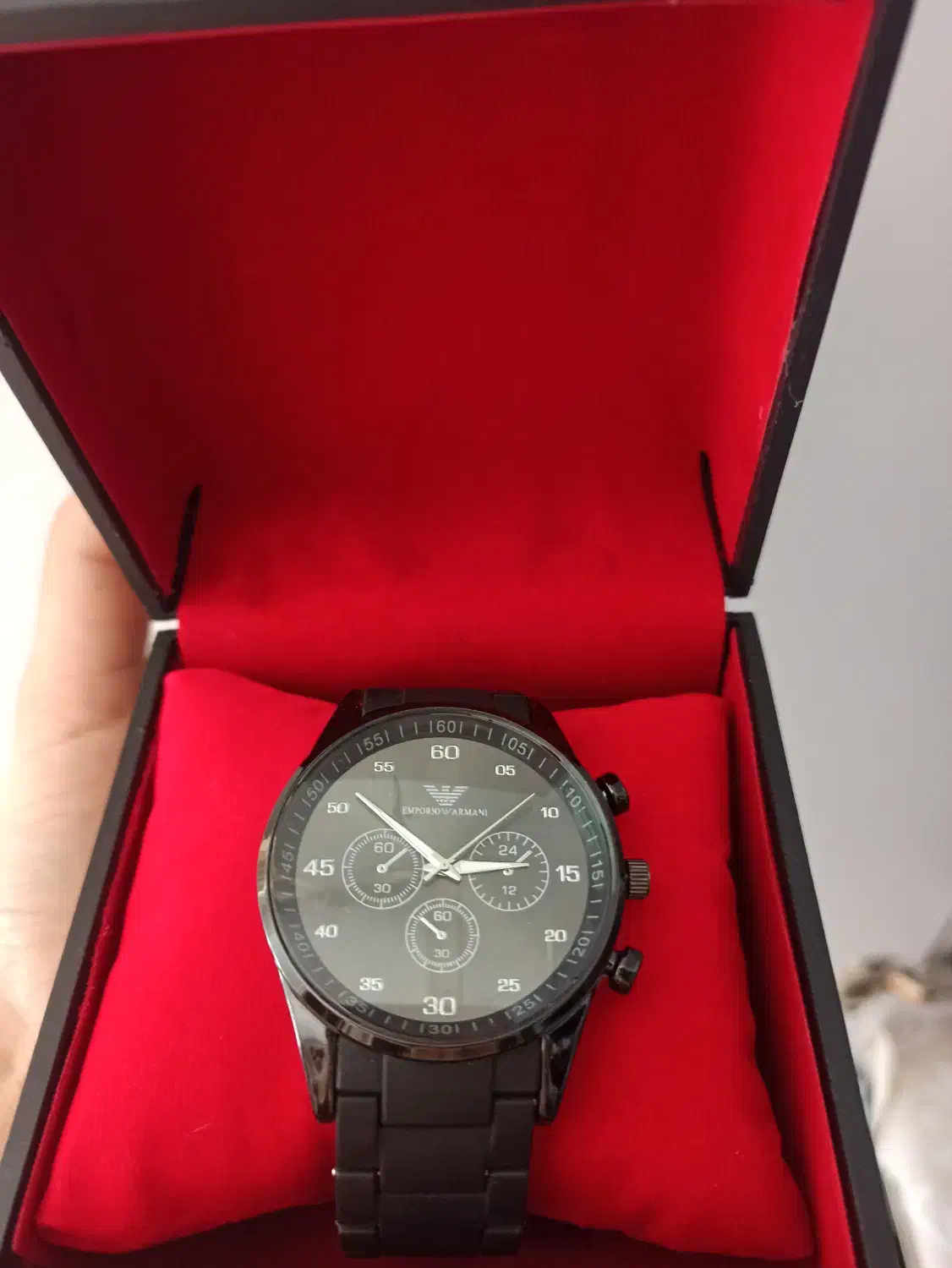 ساعت آرمانی بند پاکنی|ساعت|قم, شاه سید علی|دیوار