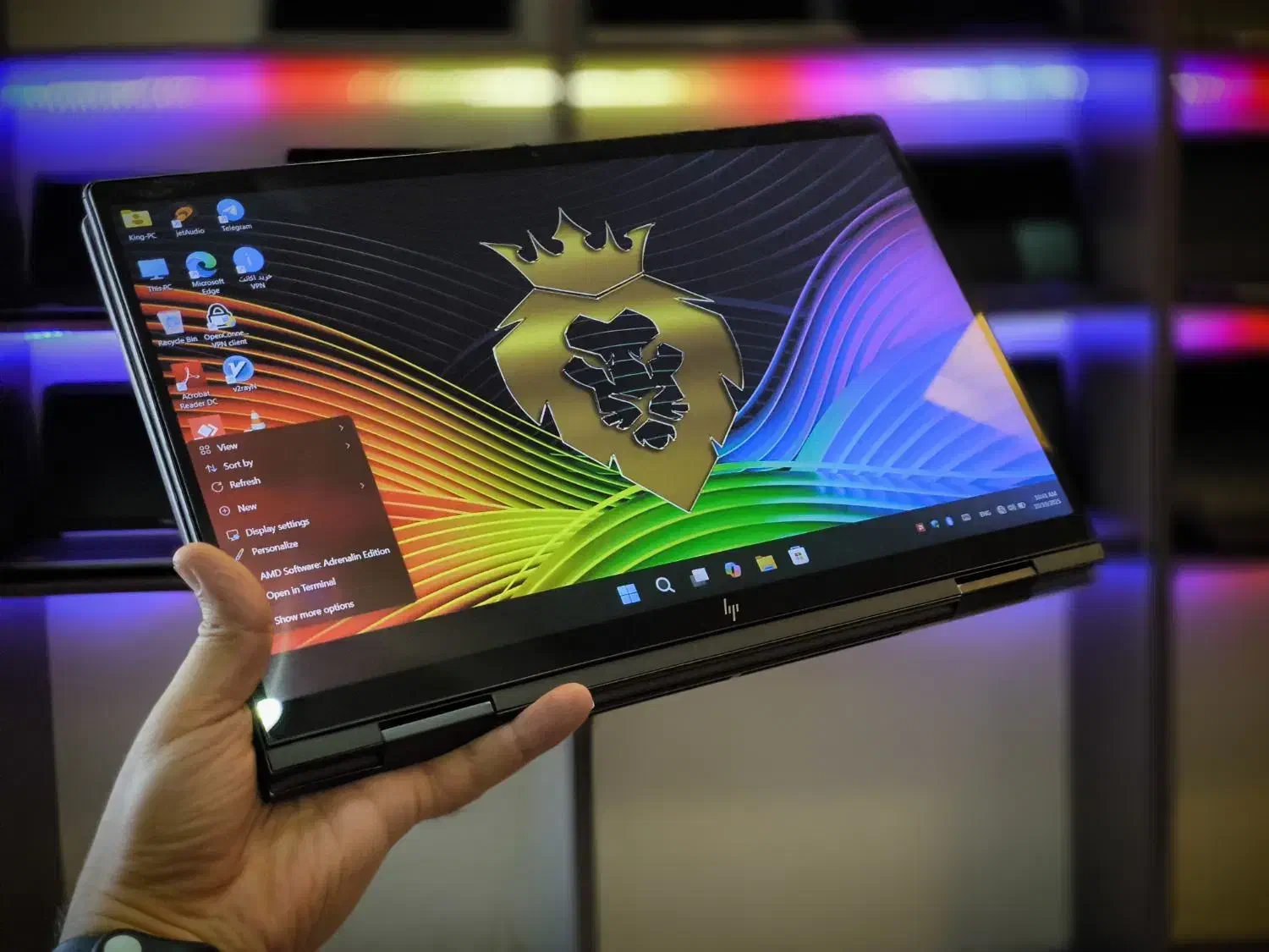 لپتاپ تبلت شو hp گرافیک دار قدرتمند لوکس و لاکچری|رایانه همراه|تهران, میدان ولیعصر|دیوار