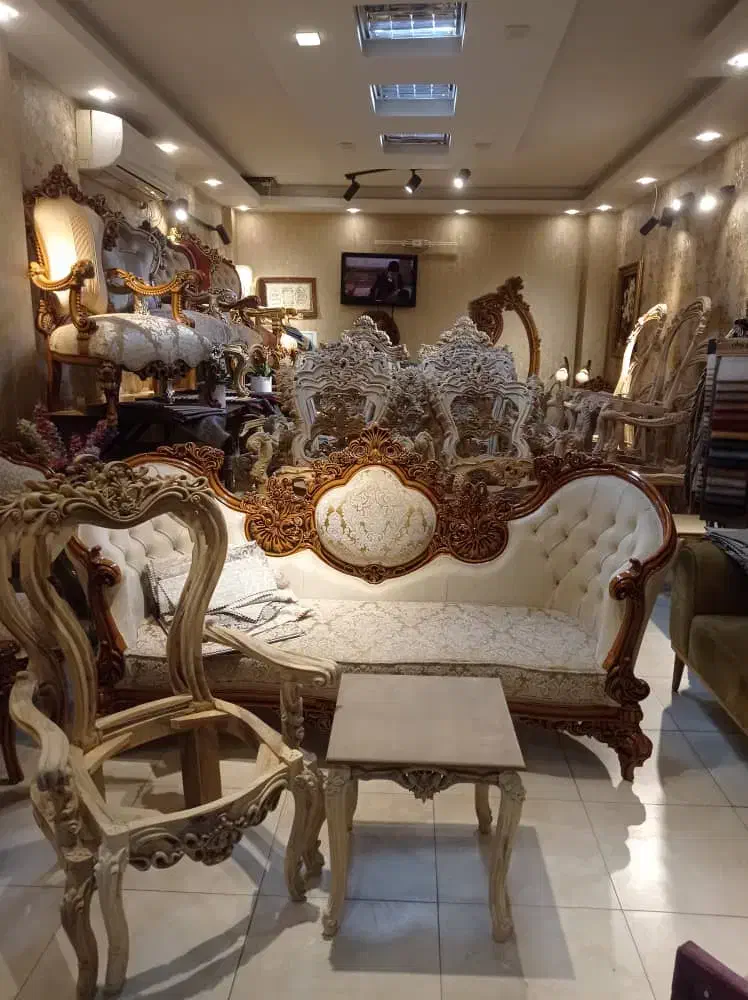 مبل سلطنتی مدل رها|مبلمان خانگی و میز عسلی|اصفهان, مهدی آباد|دیوار