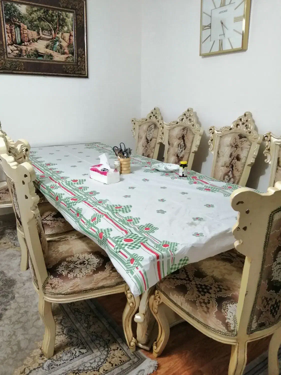 مبلمان و میز غذا خوری|مبلمان خانگی و میز عسلی|لنگرود, |دیوار