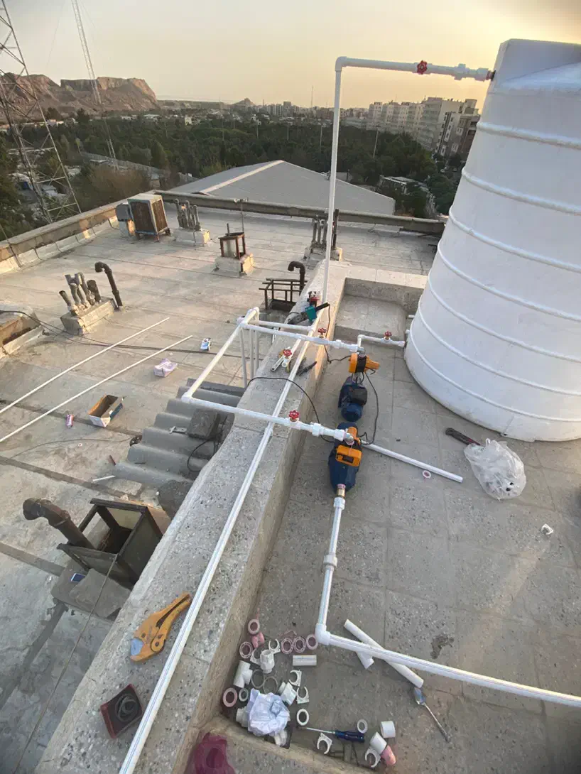 نصب پمپ آب و منبع در شرایط بحران کم آبی|خدمات پیشه و مهارت|آمل, |دیوار