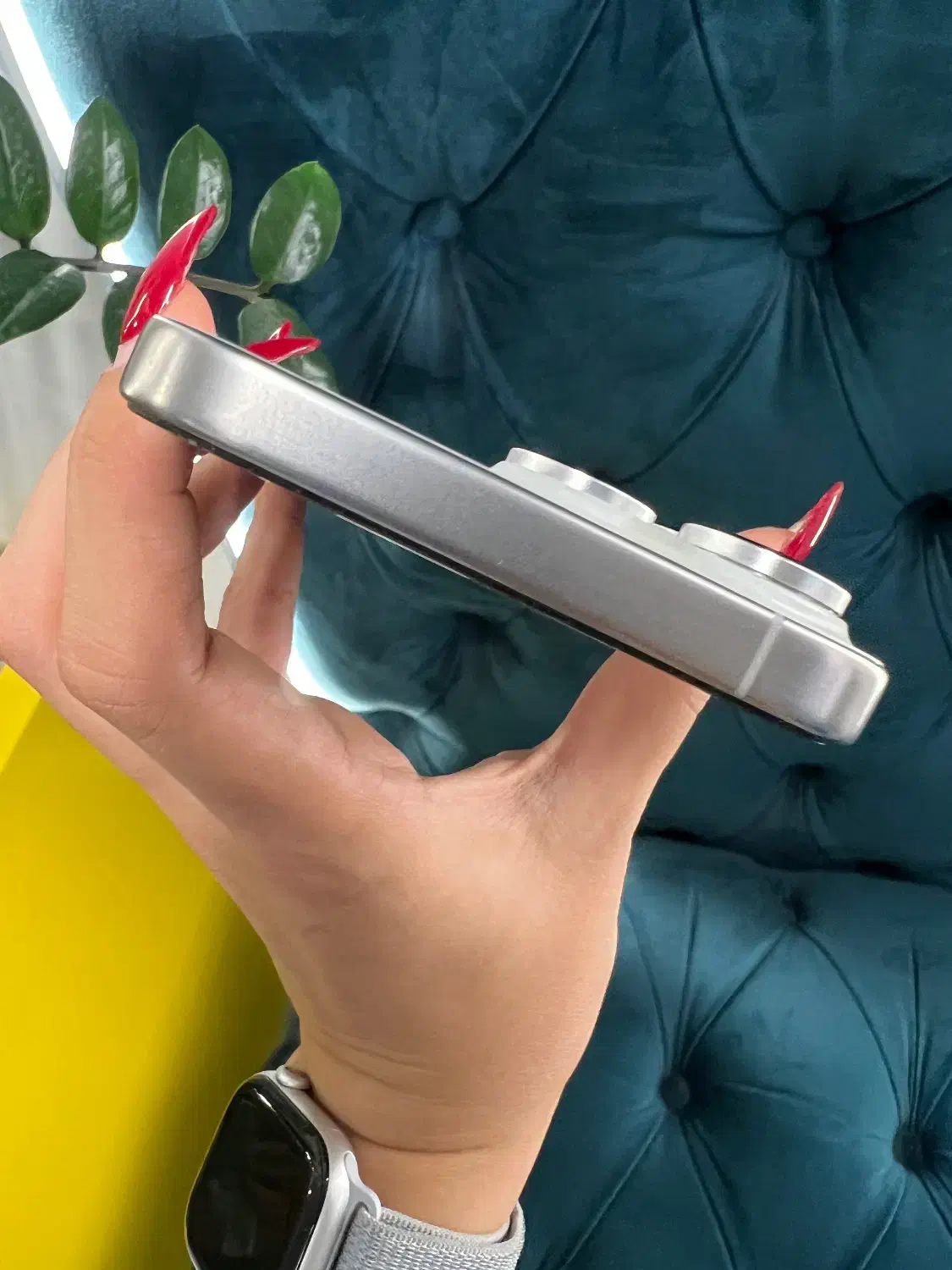 آیفون ۱۵ پرومکس سفید تیتانیوم|موبایل|کرج, عظیمیه|دیوار