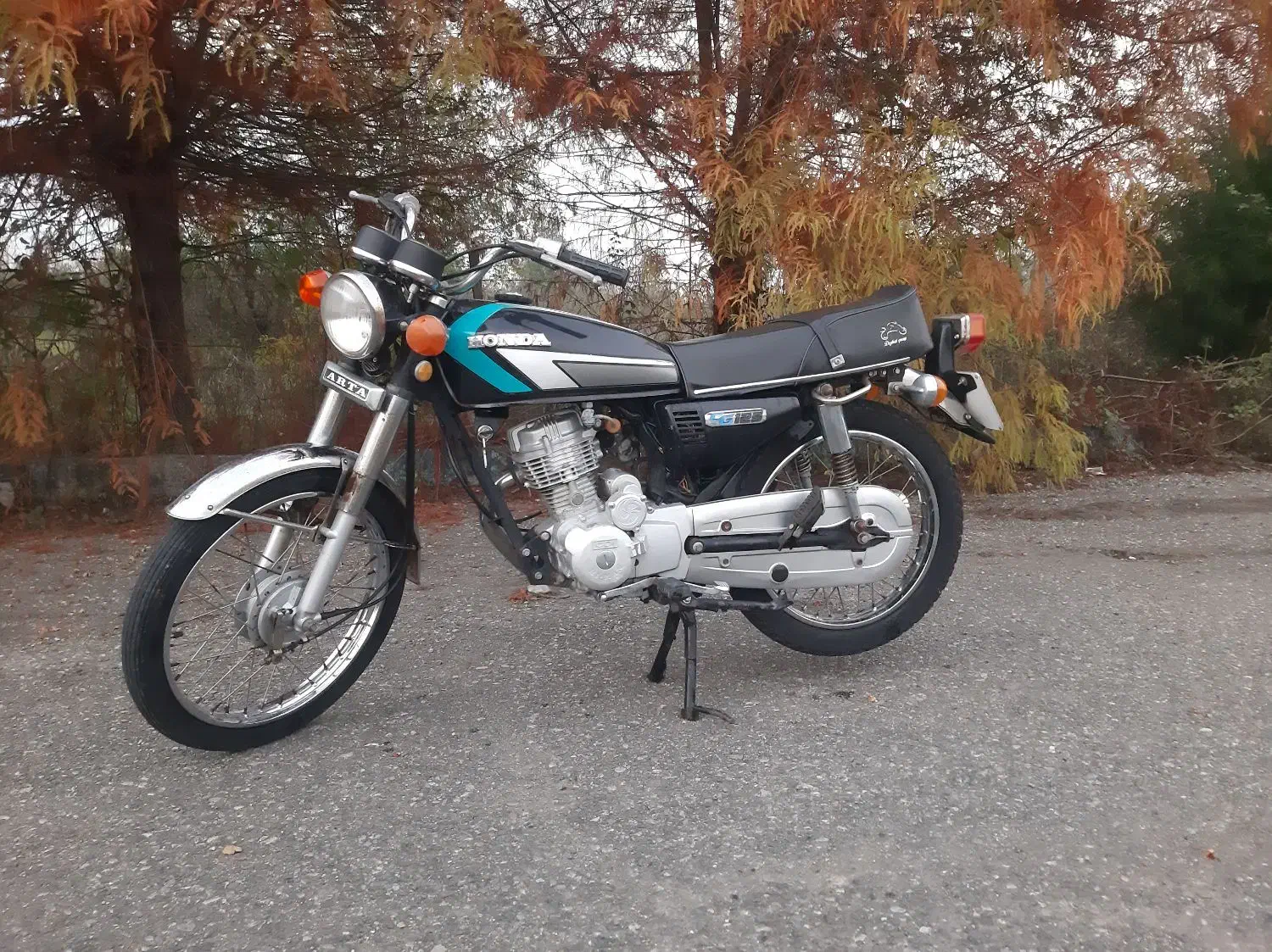 موتور هوندا125 چراغ گرد ۵ دنده استارتی|موتورسیکلت|پرهسر, |دیوار