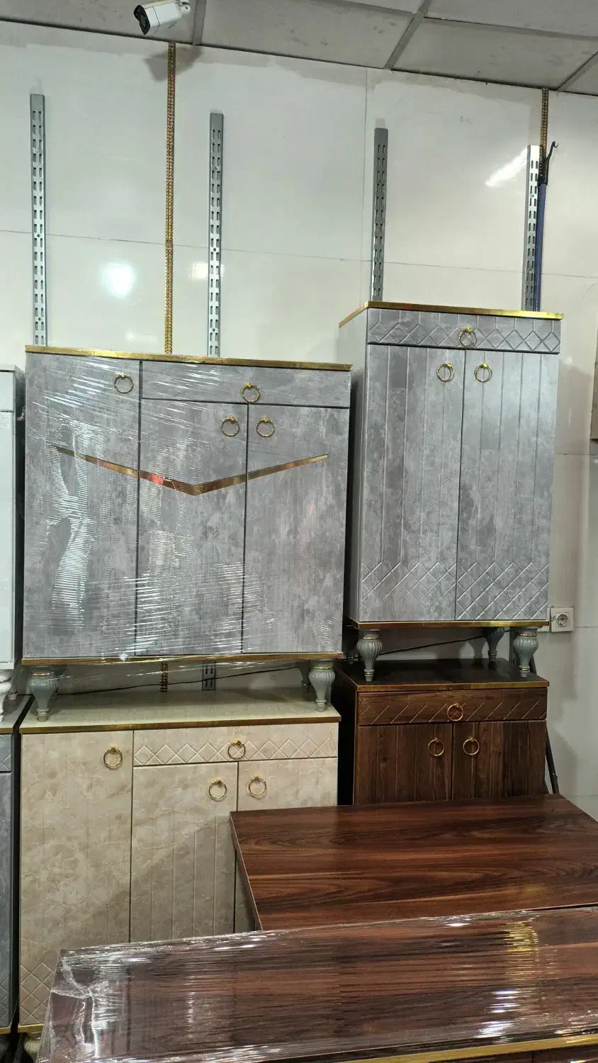 جا کفشی دو درب تک کشو چوبکده اهورا|جاکفشی، کمد، دراور|الوند, |دیوار