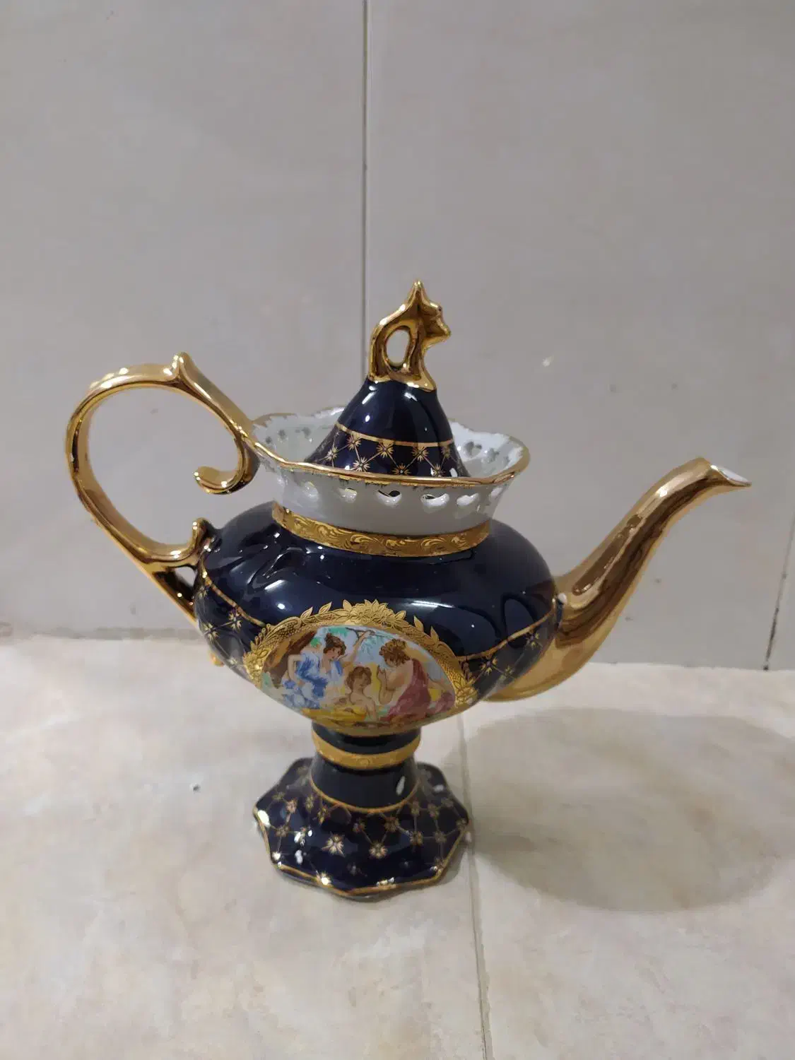 ست شیر خوری سه لیلی اصل|صنایع دستی و سایر لوازم تزئینی|کاشان, قطب راوندی|دیوار