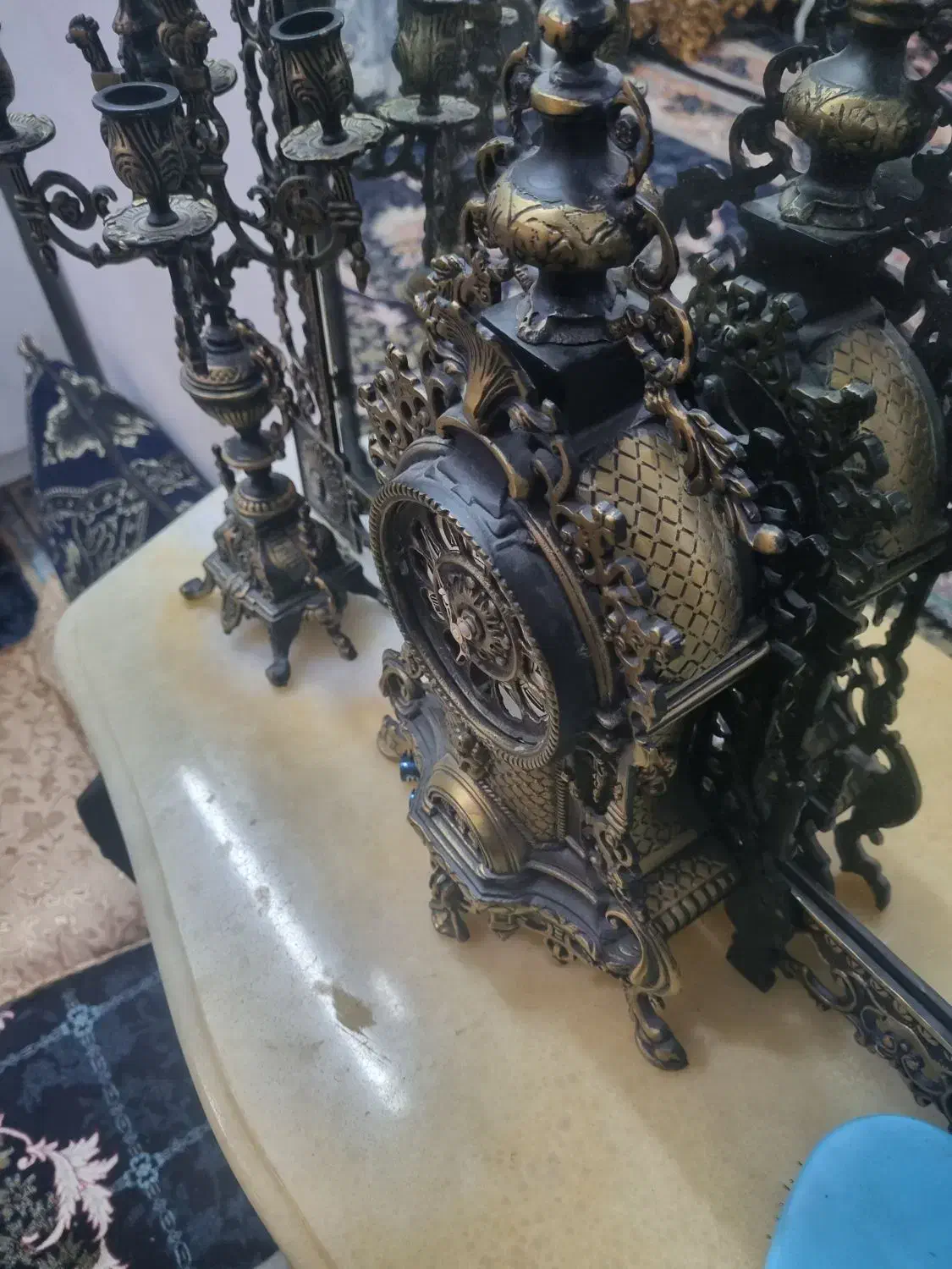 خریدوفروش آیینه شمعدان ساعت برنجی|آینه|طرقبه, |دیوار