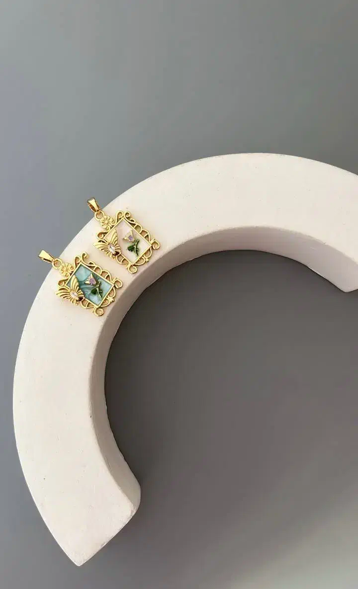 گردنبند مینیمال و میناکاری|بدلیجات|شیراز, گود عربان|دیوار