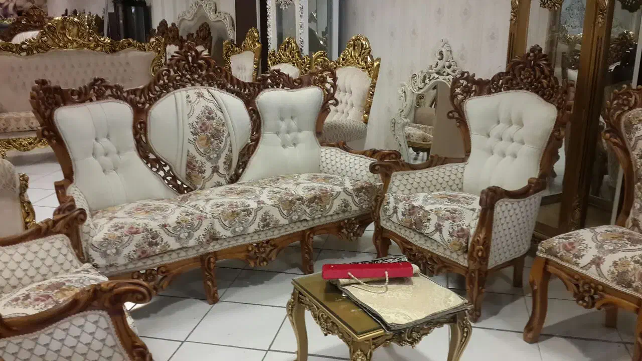 مبل استیل۹نفره نو، با کاور،خوش نشین درحد مبل راحتی|مبلمان خانگی و میز عسلی|نهاوند, |دیوار