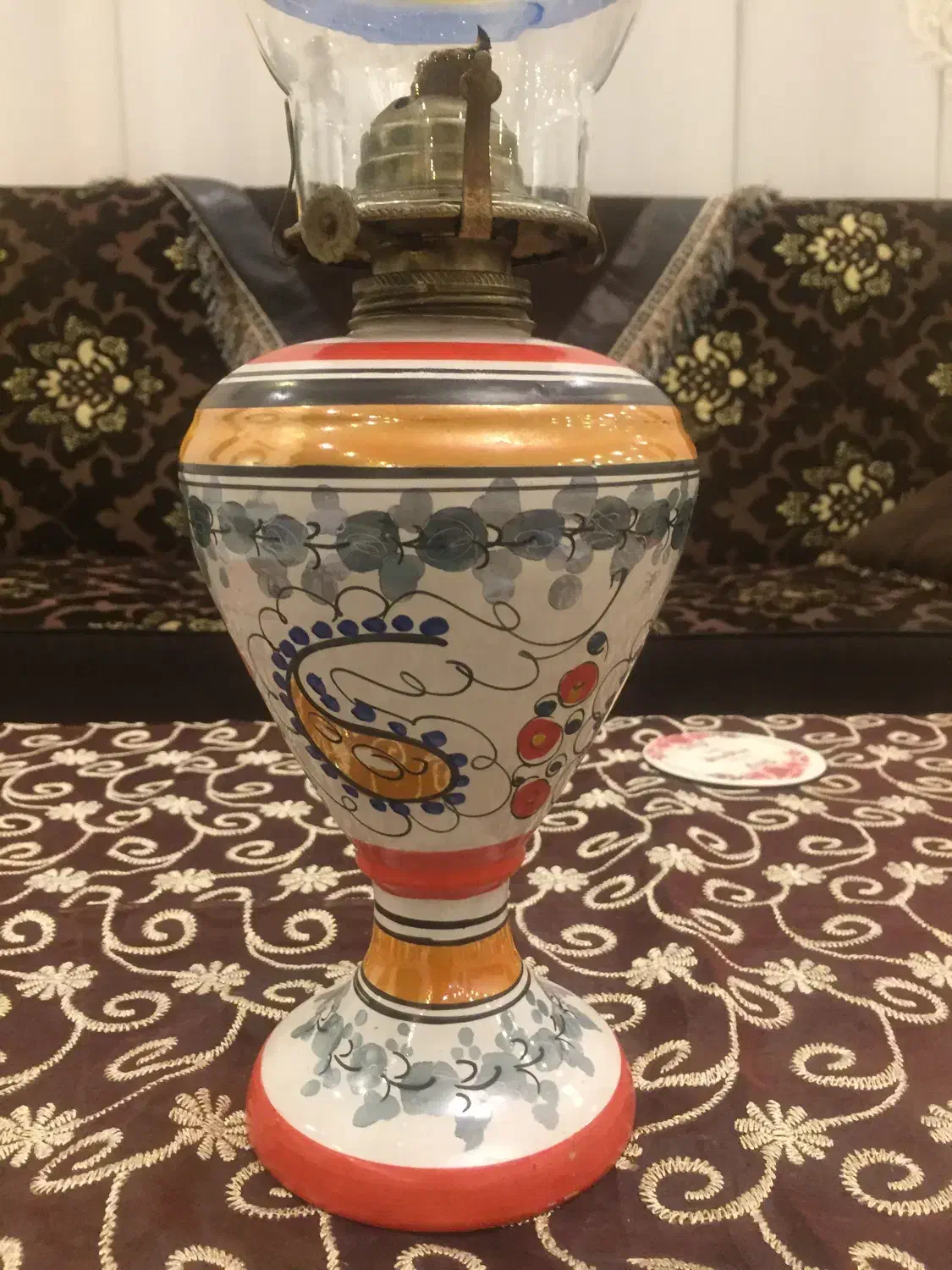 چراغ گرد سوز نفتی دهه ۱۳۴۰|کلکسیون اشیاء عتیقه|ارومیه, |دیوار