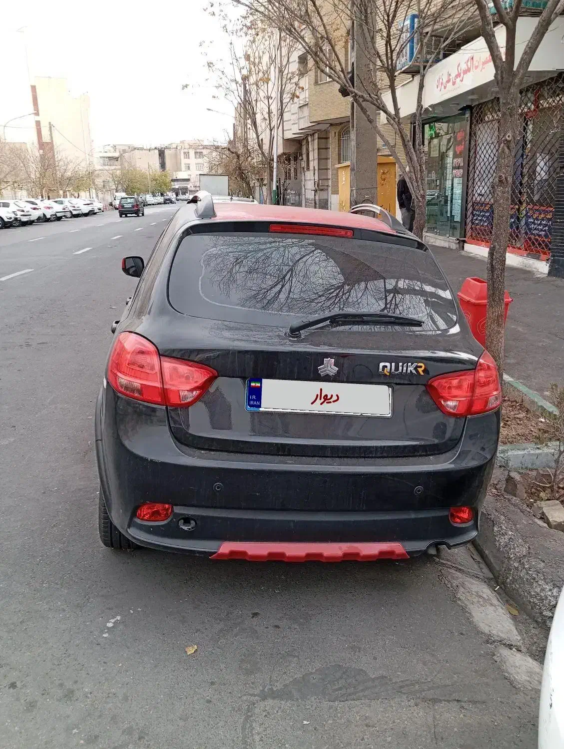 کوییک آر مشکی قرمز|خودرو سواری و وانت|تهران, اسکندری|دیوار