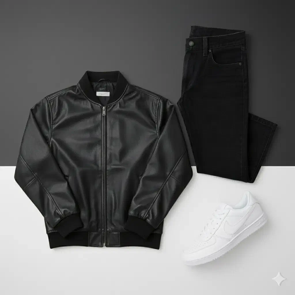 کاپشن مردانه مدل DarkShell/دوخت صنعتی مقاوم/چرم|لباس|بیرجند, |دیوار