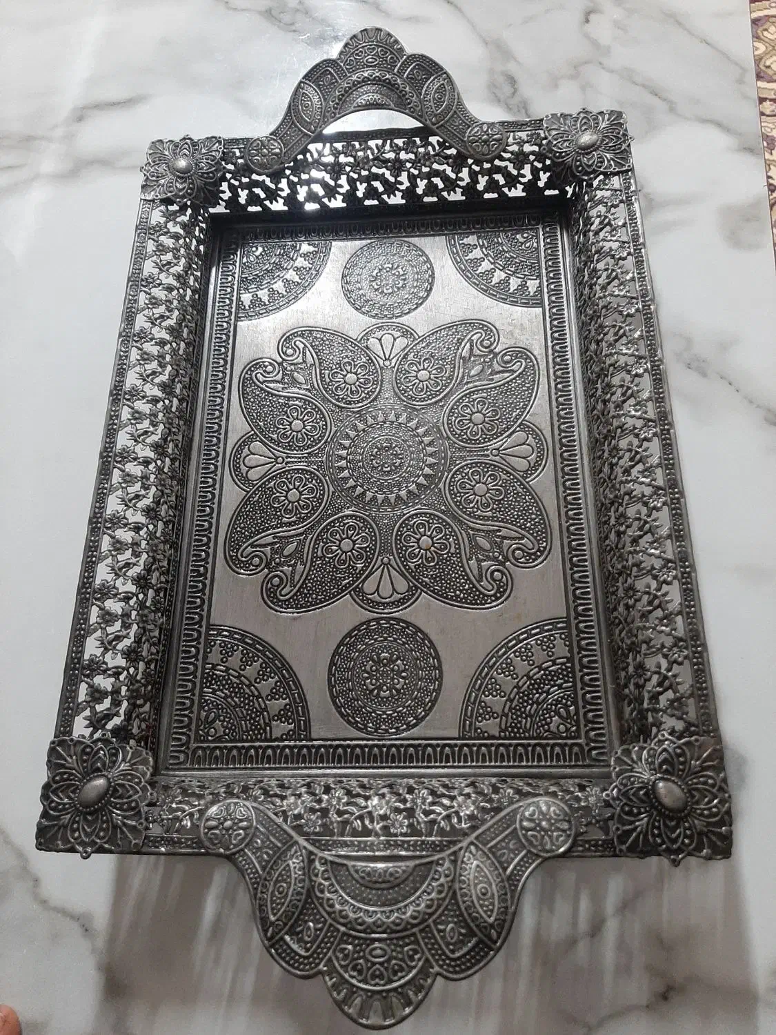 سینی پیوتر نو ابعاد ۳۸ در ۲۷|ظروف سرو و پذیرایی|صباشهر, |دیوار