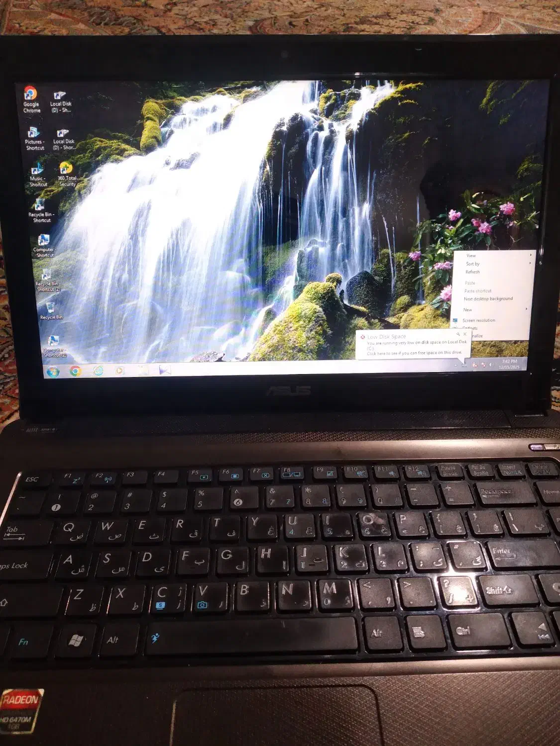 لپ تاپ ایسوس|رایانه همراه|کرج, خرمدشت|دیوار