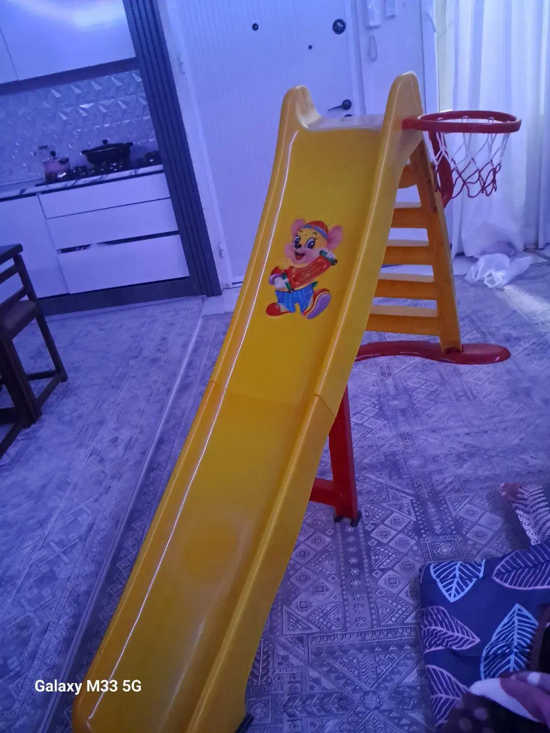 سرسره ۵ پله کودک نو نو نو|اسباب‌بازی بچه|شهریار, بکه|دیوار